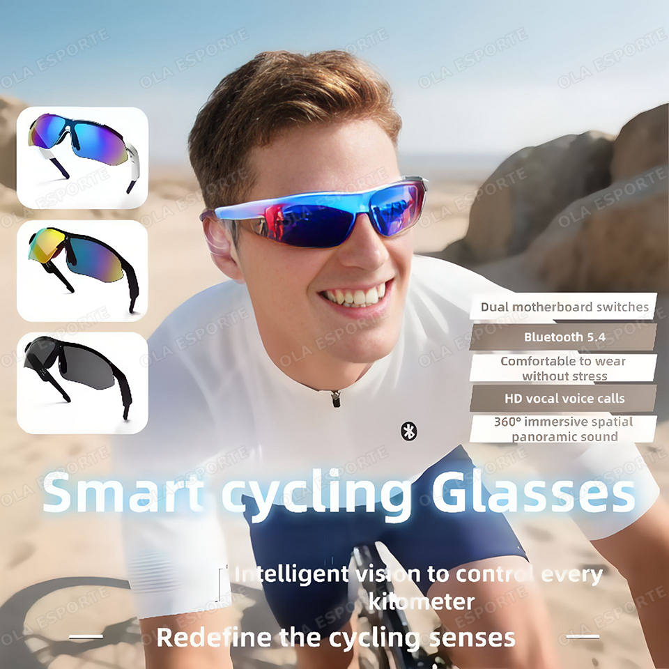 Audio Music Light - New Outdoor Cycling Bluetooth Smart Glasses