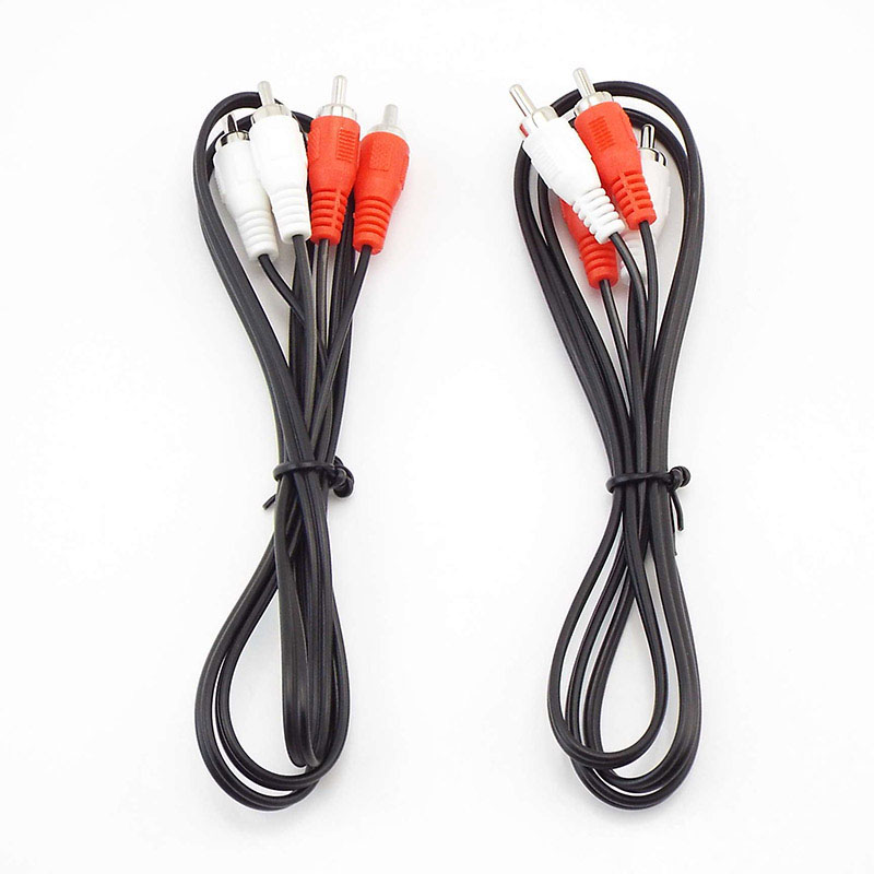 Audio Music Box - 1m-5m Dual 2RCA 2 RCA Male