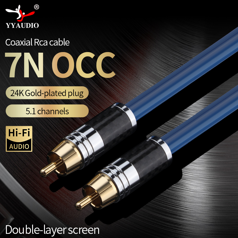 Audio Music Box - 7N OCC RCA Audio Cable Male