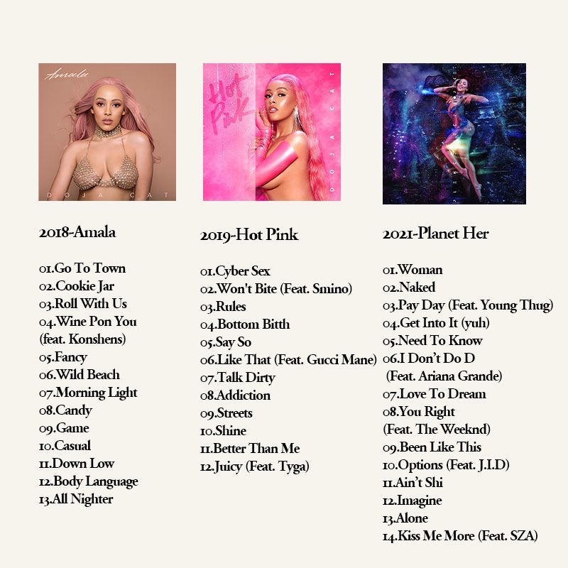 Doja Cat 6CD Music Album Colle - Audio And Music 评论和价格