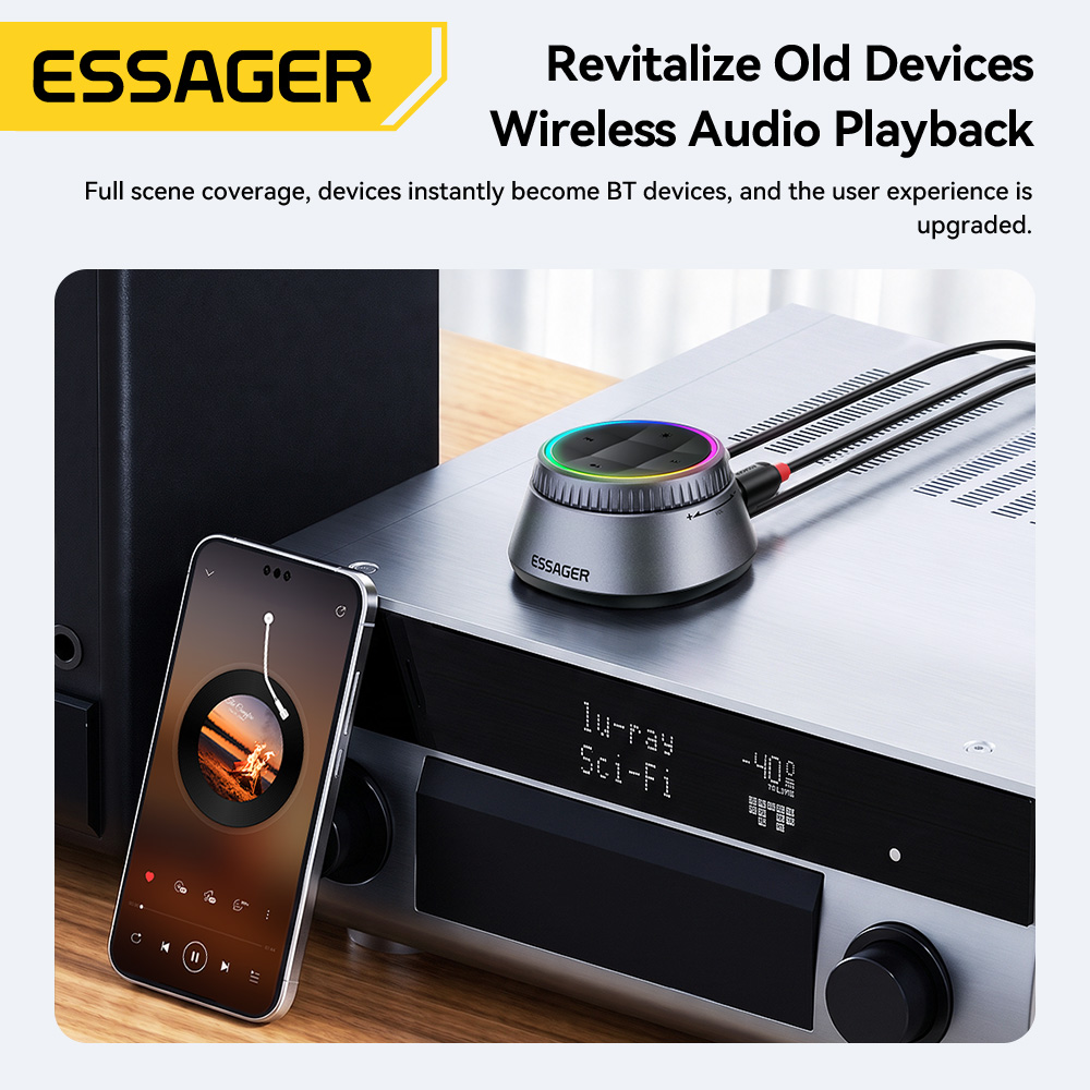 Essager Bluetooth 6.0 Audio Re - Audio Music Light 评论和价格