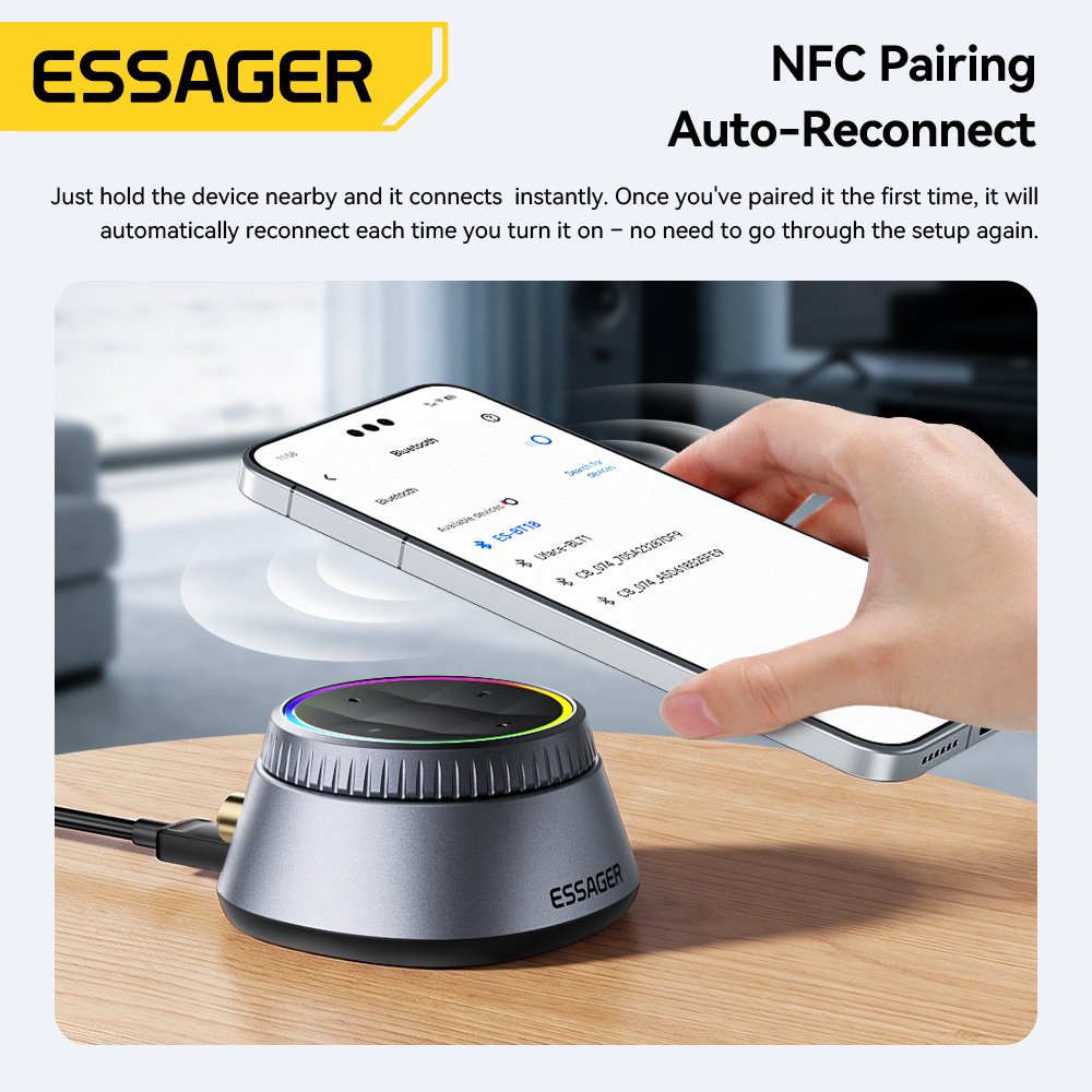 Essager Bluetooth 6.0 Audio Re - Audio Music Light 评论和价格
