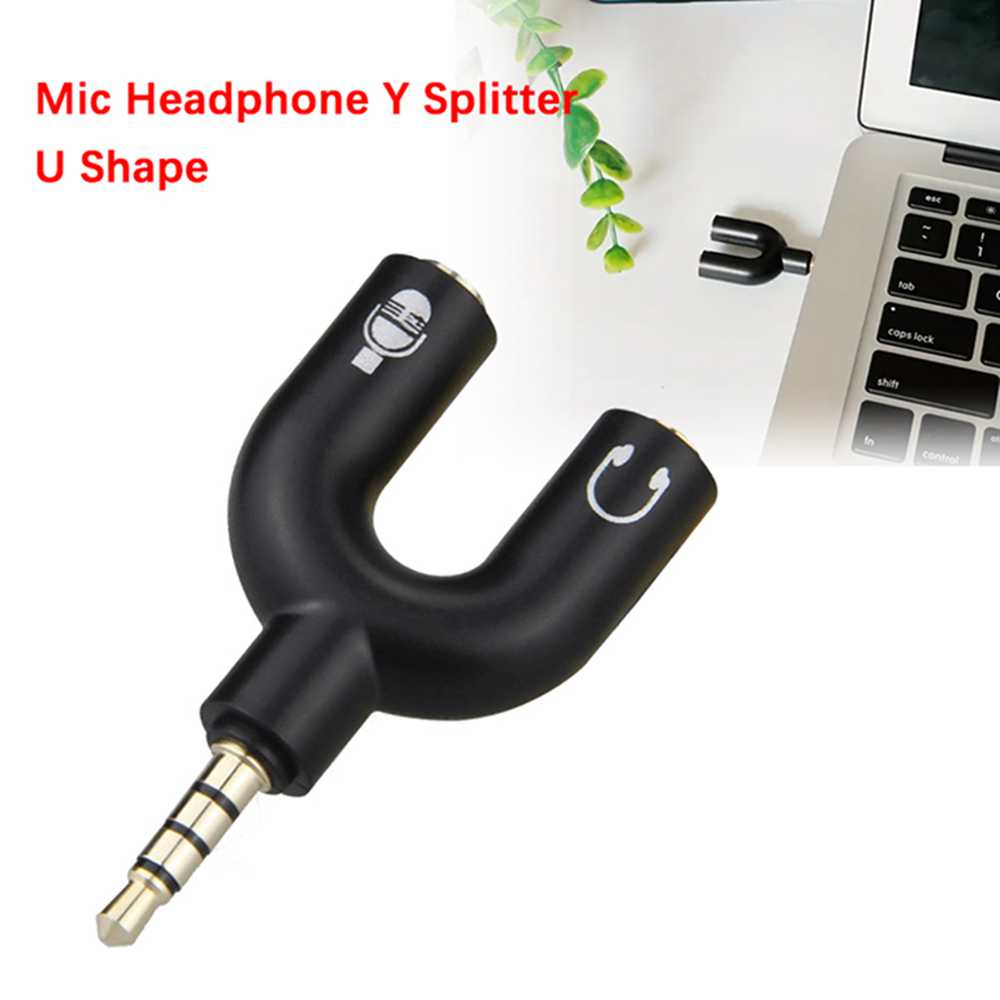 3.5mm Headphone Mic Splitter A - Audio Music Splitter 评论和价格