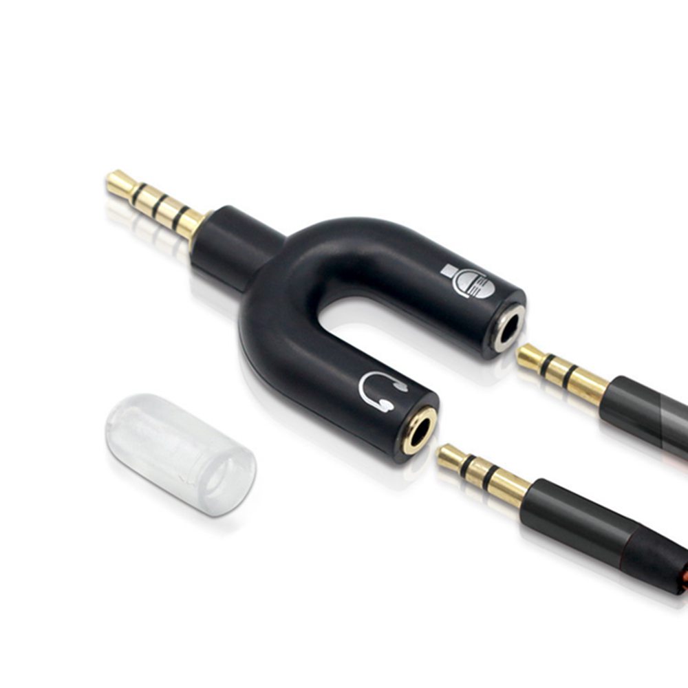 3.5mm Headphone Mic Splitter A - Audio Music Splitter 评论和价格