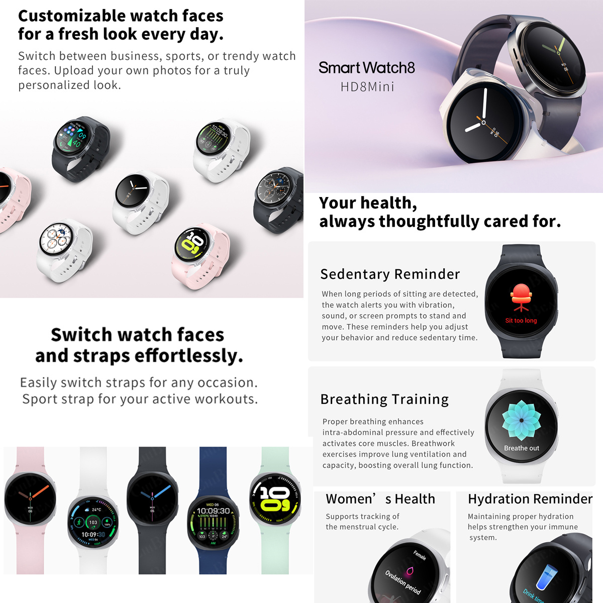 2026 New Watches 8 Mini GPS Tr - Audio Music Light 评论和价格
