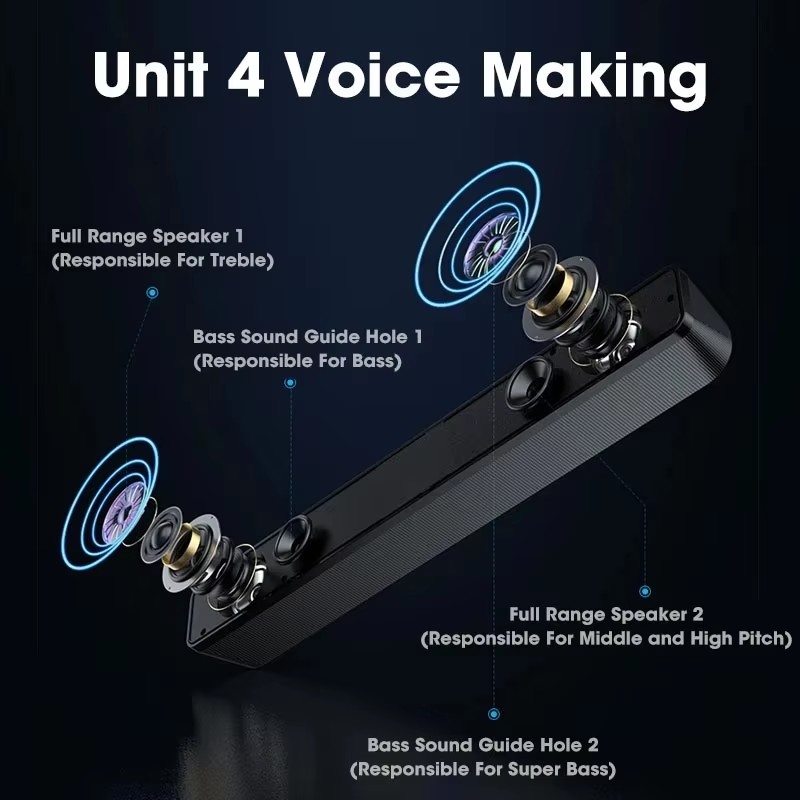 Music Soundbar Computer Caixa  - Audio Music Box 评论和价格