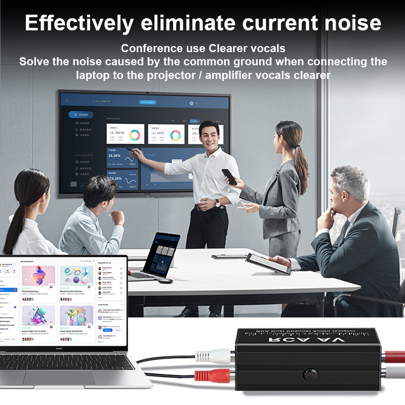 Portable 2 Channels RCA Ground - Audio And Music 评论和价格