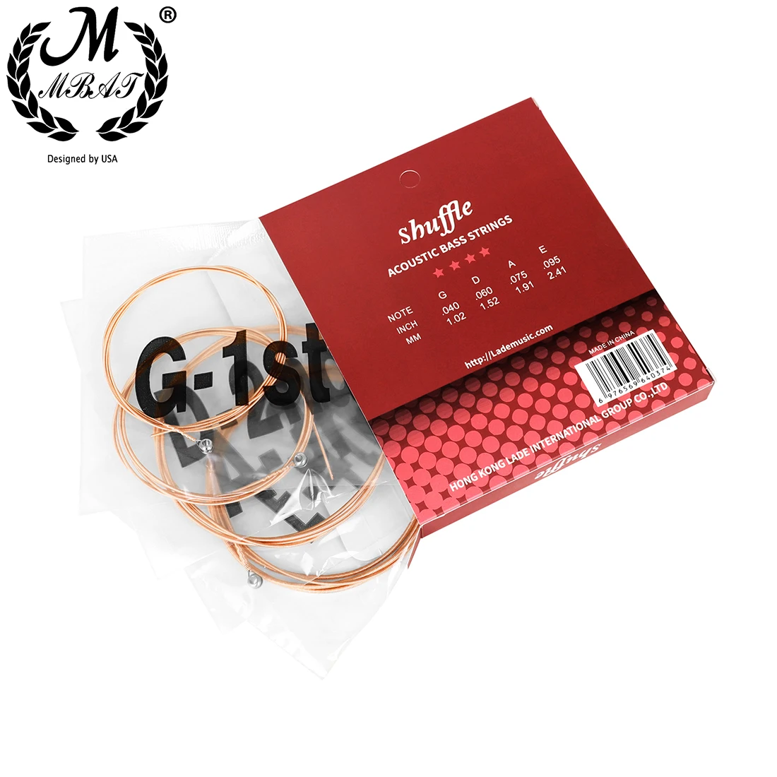 M MBAT Acoustic Bass Strings 4 - Bass Guitar Strings 评论和价格