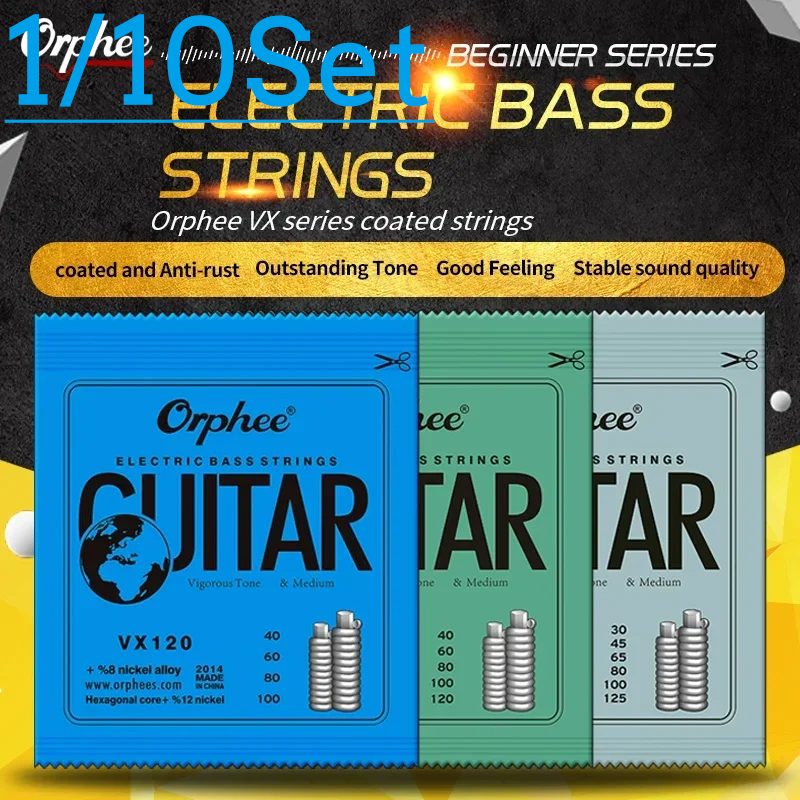 Orphee 4/5/6 Electric Bass Gui - Bass Guitar Strings 评论和价格