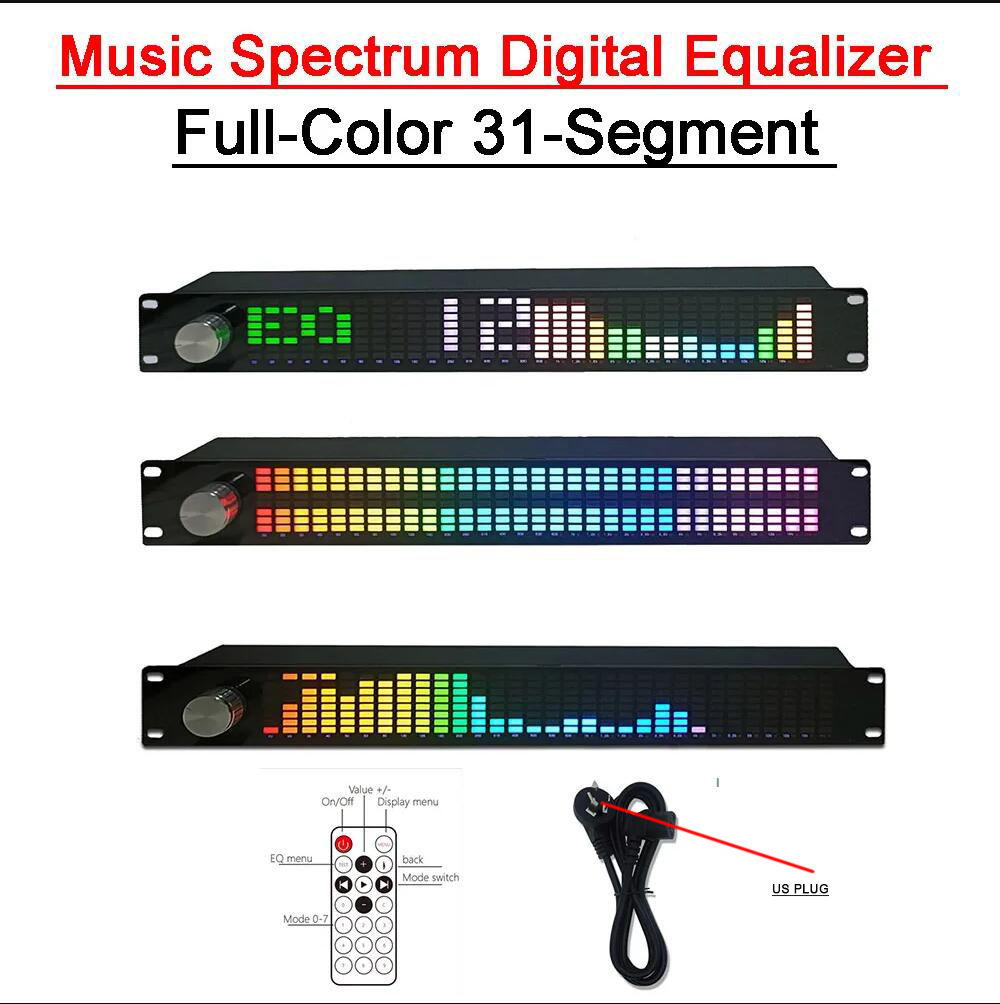 1.5U Music Spectrum Digital Eq - Audio Music Equalizer 评论和价格
