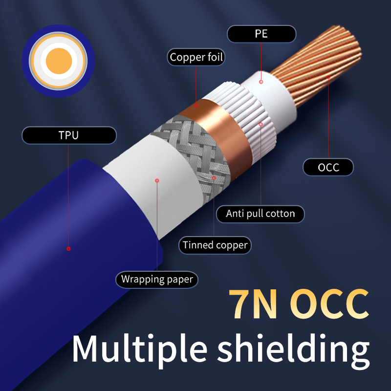 7N OCC RCA Audio Cable Male to - Audio Music Box 评论和价格