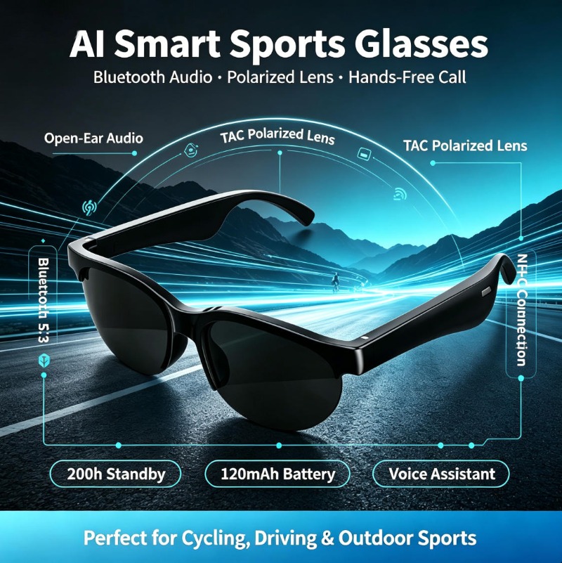 Smart Sports Glasses Open Ear  - Audio And Music 评论和价格