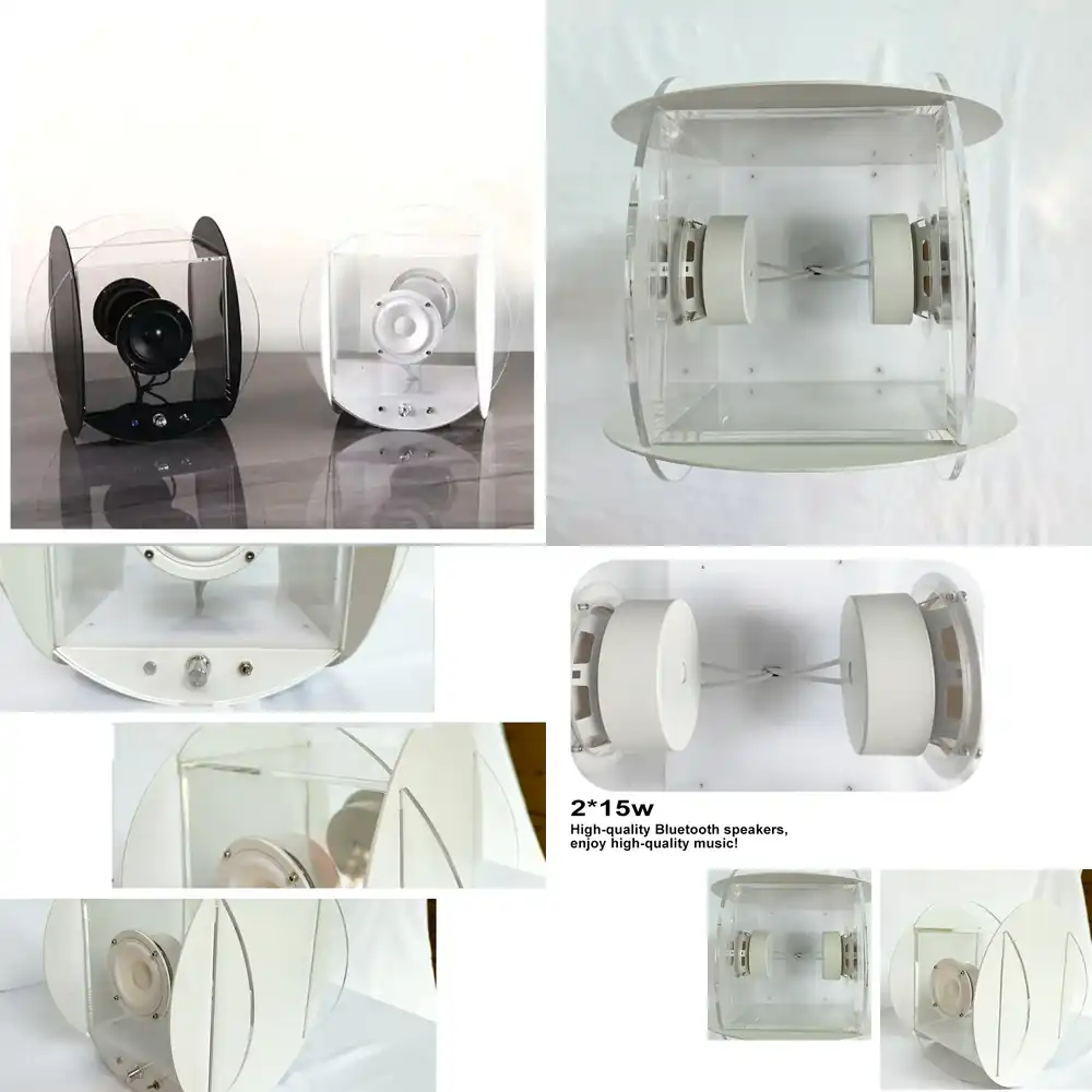 Transparent Blue Tooth Bt Spea - Audio Music Box 评论和价格
