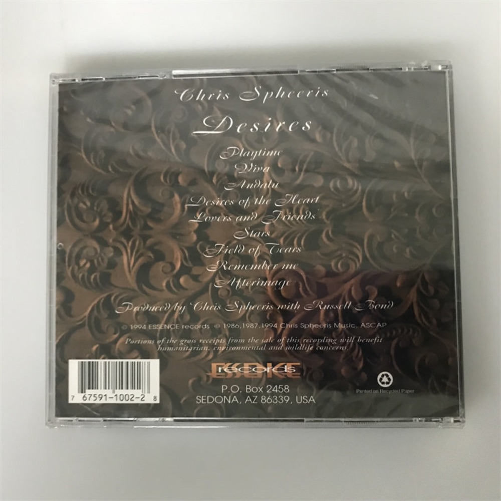 CD 'Desires' Chris Spheeris Mu - Audio And Music 评论和价格