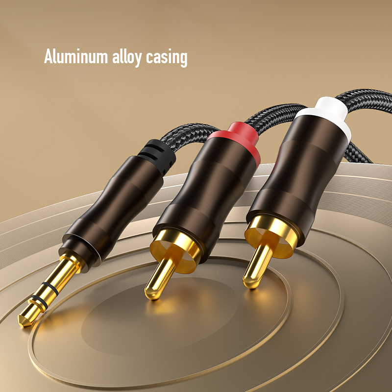 RCA To 3.5 mm Jack Aux Audio C - Audio Music Splitter 评论和价格