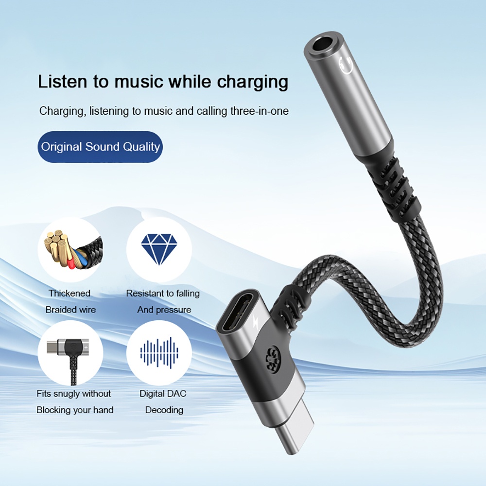 2 in 1 USB C OTG Splitter Adap - Audio Music Splitter 评论和价格