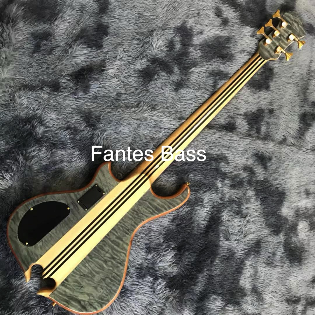 Custom Alem Flamed Maple Top C - Bass Guitar Strings 评论和价格