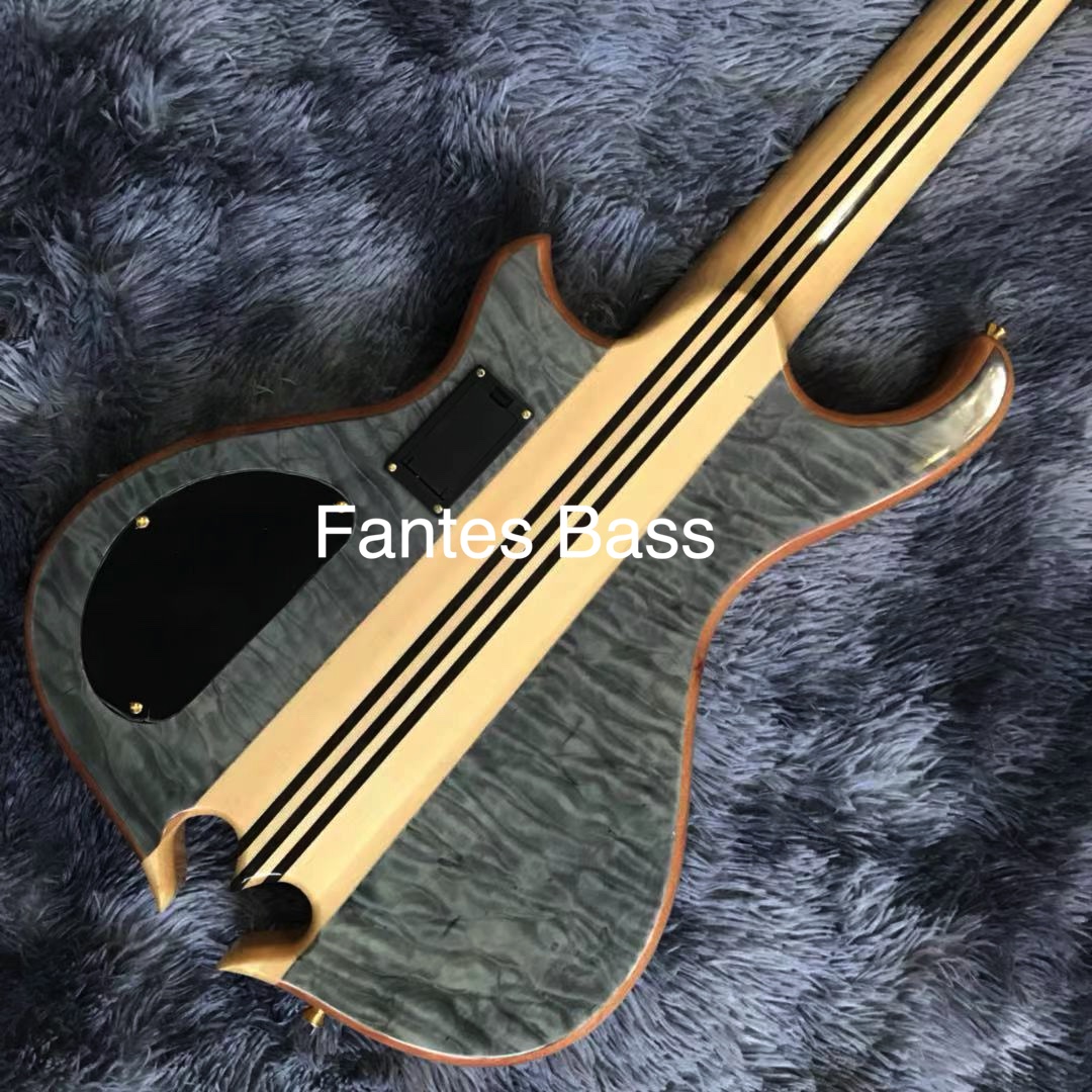 Custom Alem Flamed Maple Top C - Bass Guitar Strings 评论和价格